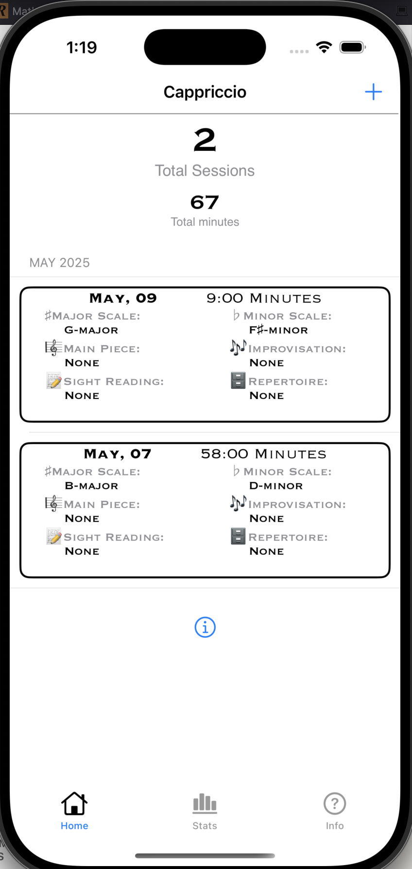 Cappriccio App Screenshot